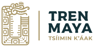 Logo Tren Maya horizontal with slogan