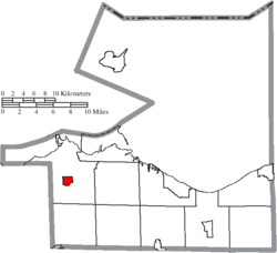 Location of Castalia in Erie County