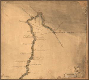 Map of the Ohio River from Fort Pitt WDL9581