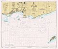 Mapa de la Bahía de Ponce, Puerto Rico, por NOAA, US Dept of Commerce, Feb 1984 (DP14)
