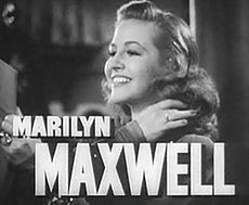 Marilyn Maxwell in Stand By for Action trailer