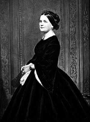 Mary Todd Lincoln colloidon 1860-65