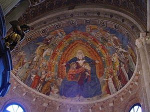 Milano sansimpliciano affresco