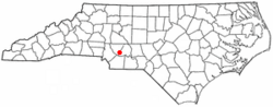 Location of Stanfield, North Carolina