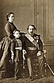 Napoleon III with his family