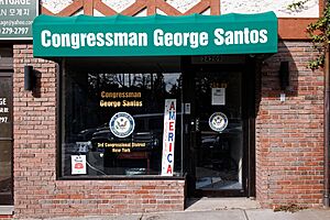Office of Congressman George Santos, Douglaston, November 8, 2023