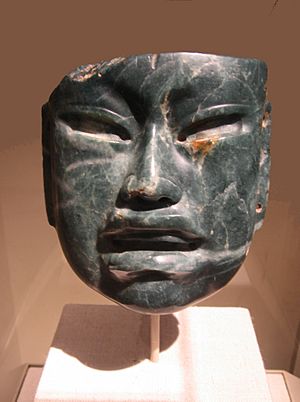 Olmec mask at Met
