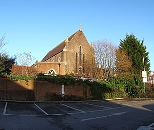 Our Lady Help of Christians Church - Luton from Matalan.JPG