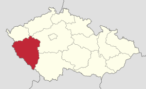 Plzenský kraj in Czech Republic.svg