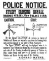 Police crossing notice 1868