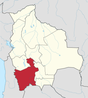 Location within Bolivia