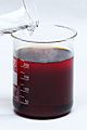 Reaction between potassium dichromate and sulfuric acid (2)