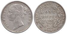 Rupee, 1840 - British India, Victoria