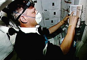 STS-46 WCS Maintenance