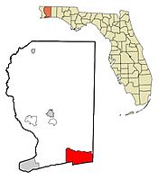 Location in Santa Rosa County and the U.S. state of Florida