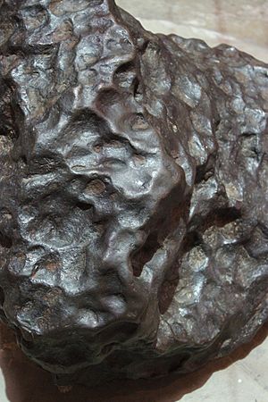 Santa Rosa meteorite, main mass, detail.jpg