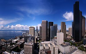 Seattle downtown from smith tower