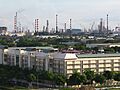 Soon Lee Bus Park and Jurong Industrial Estate aerial view