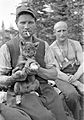 Soviet POW and a puppy