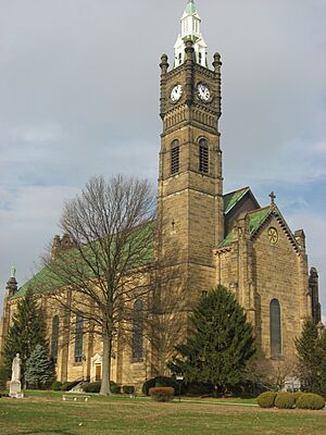 St. Joseph's Catholic Church in Jasper, vertical