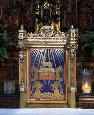 St Cuthberts High Altar Tabernacle listed building No. 266119