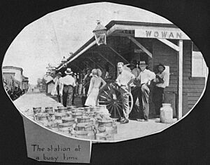 StateLibQld 1 297915 Wowan Railway Station, Queensland, 1931