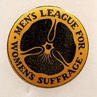Suffrage Campaigning- Men's League for Women's Suffrage, 1907-1918. (22473716134).jpg