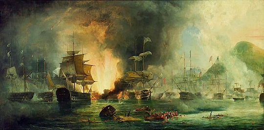 The Battle of Navarino 20 October 1827