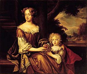 The Duchess Of Cleveland and her daughter Barbara Villiers, by Thomas Pooley