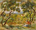 The Vineyards at Cagnes Pierre-Auguste Renoir 1908