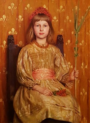 Thomas Cooper Gotch - My Crown And Sceptre 1891