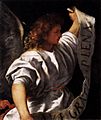 Titian - Polyptych of the Resurrection - Archangel Gabriel - WGA22785