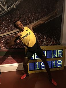 Usain Bolt at Madame Tussauds London 2019-07-17