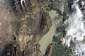 Utah Lake satellite view