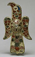 Visigothic - Pair of Eagle Fibula - Walters 54421, 54422 - Group (cropped)