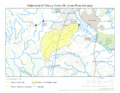 Watershed of Tidbury Creek (St. Jones River tributary)