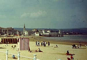 Weymouth Beach in 1983