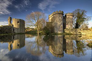 Whittington Castle, Shropshire, UK