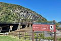 Winchester and Potomac Railroad Bridge, Harpers Ferry, WV - Appalachian Trail sign