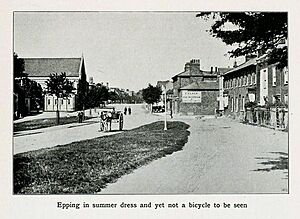 'Leaves from a Hunting Diary in Essex' p.265 - Epping High Street, Essex
