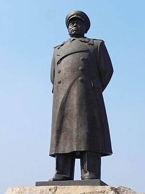 湖南 湘潭 湘潭县 乌石镇 彭德怀故居 雕像