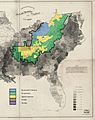 1860-61 Secession in Appalachia by County