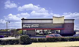 A modern Krispy Kreme shop in the Winston-Salem area