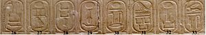 Abydos Koenigsliste 26-33