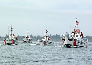 All four USCG 52 foot motor lifeboats