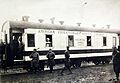 American Expeditionary Forces Hospital Car No. 1, Train No.1 at Khabarovsk, Russia, 1918-1919 (18155799199)