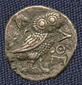 Bactrian imitation of an Athenian drachme