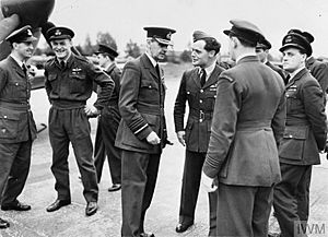 Battle of Britain anniversary flypast 1945