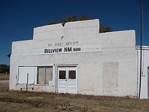 Abandoned post office in Bellview, with the former ZIP Code for the commuunity, November 2010