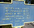 Bethel AME Church and Plaque